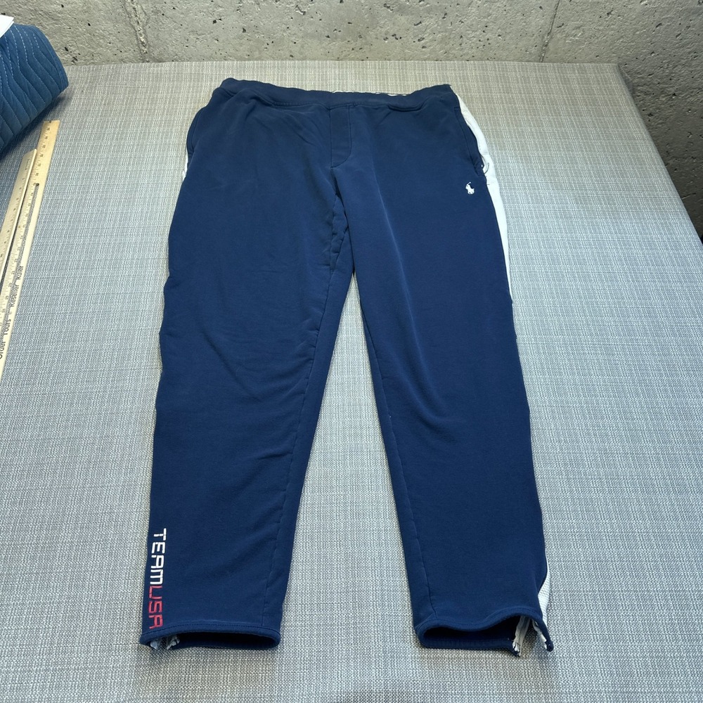 Polo Ralph Lauren Team USA 2016 Olympics Track Sweat Pants Mens  XXL Navy *